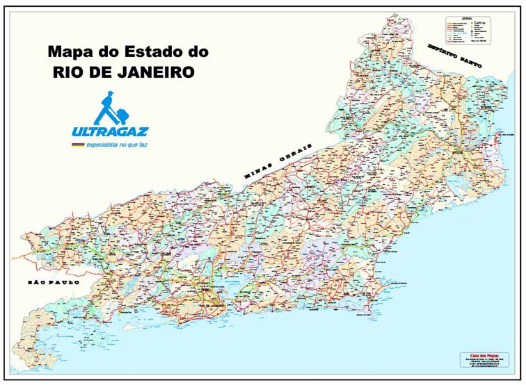 Mapa do Rio de Janeiro